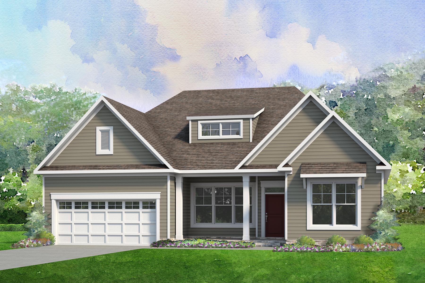 Elevation A Siding Front Entry