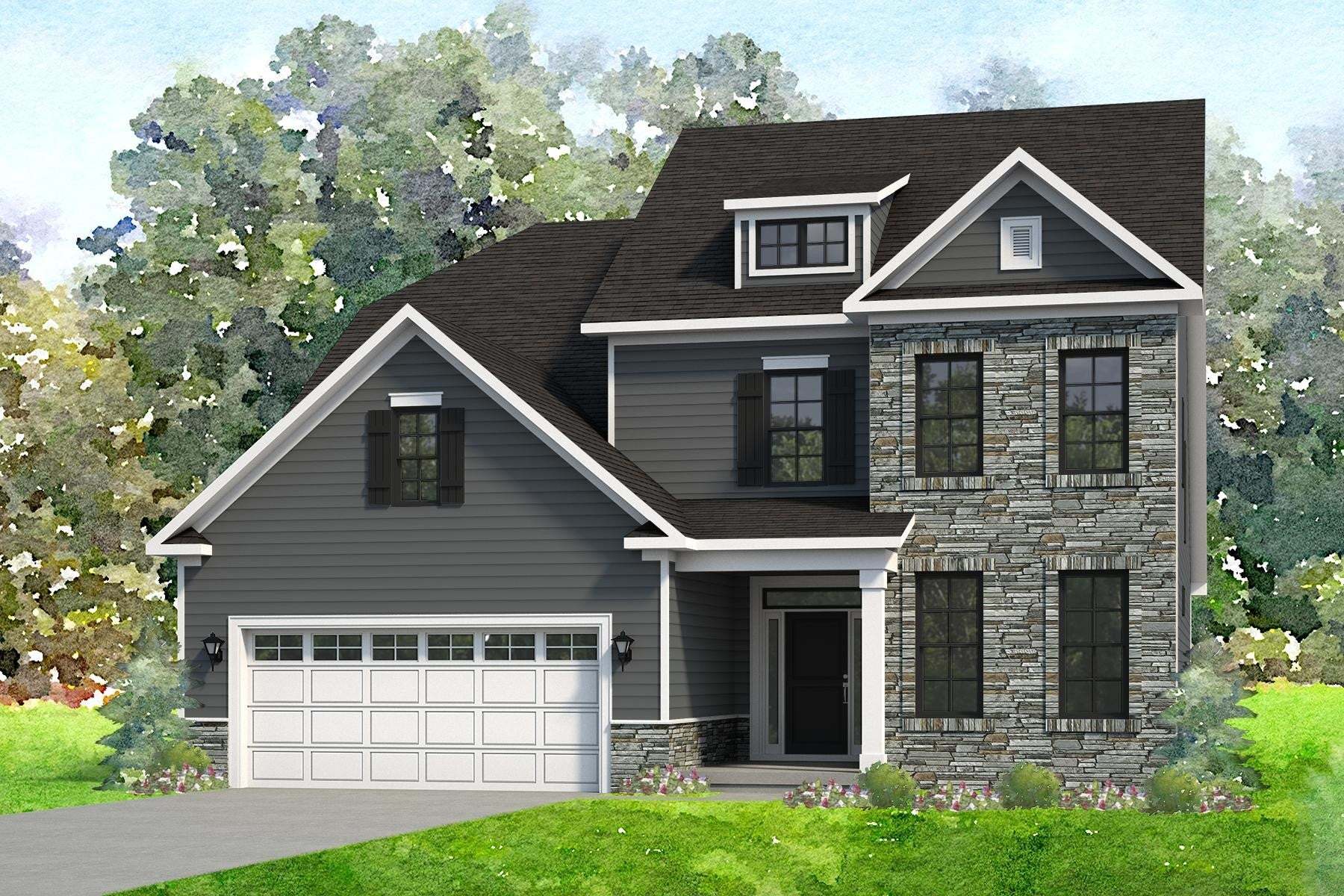 Elevation B Stone & Siding