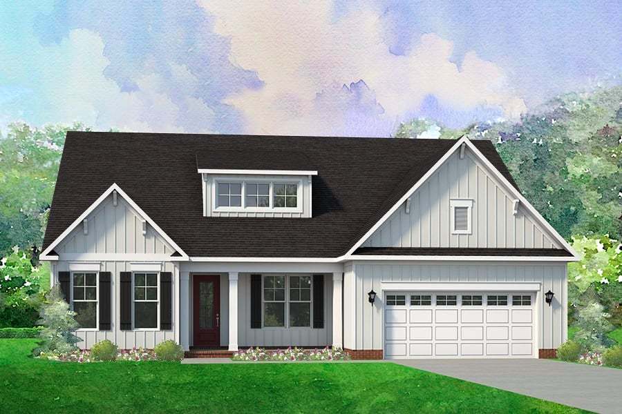 Elevation B Farmhouse