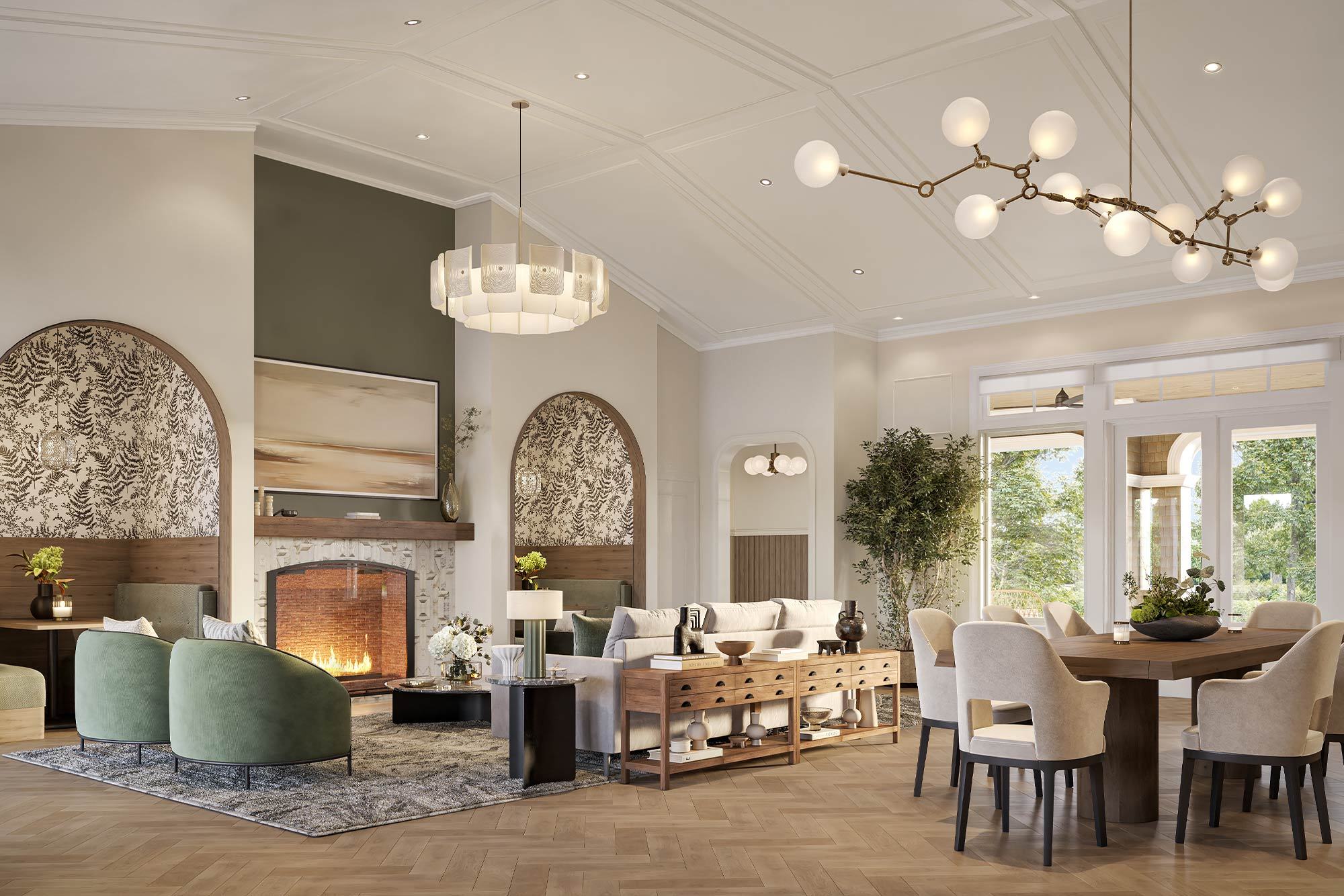 Resident Clubhouse & Social Spaces