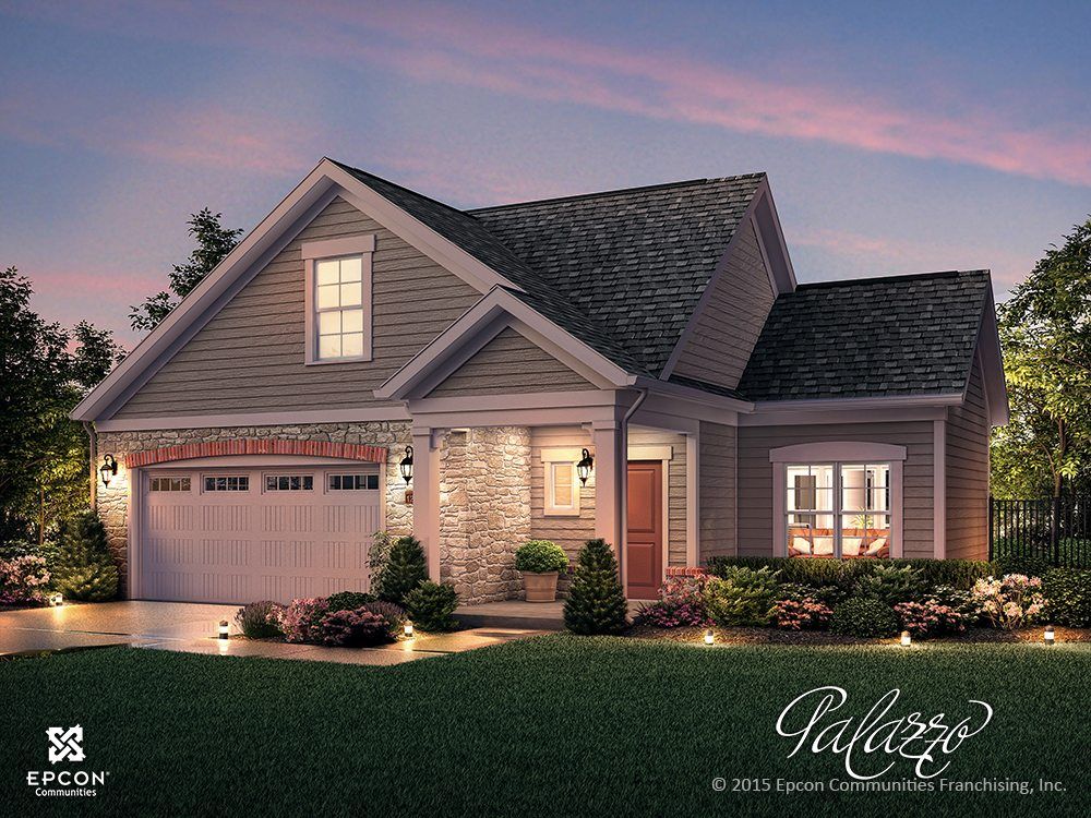 Palazzo Plan at Villas at Pinewood in Asheboro, NC by Nova Triad Homes