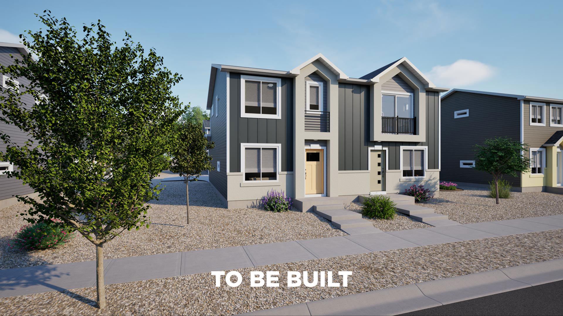 Rendering of Arrival Building Type 4 Color Scheme 6