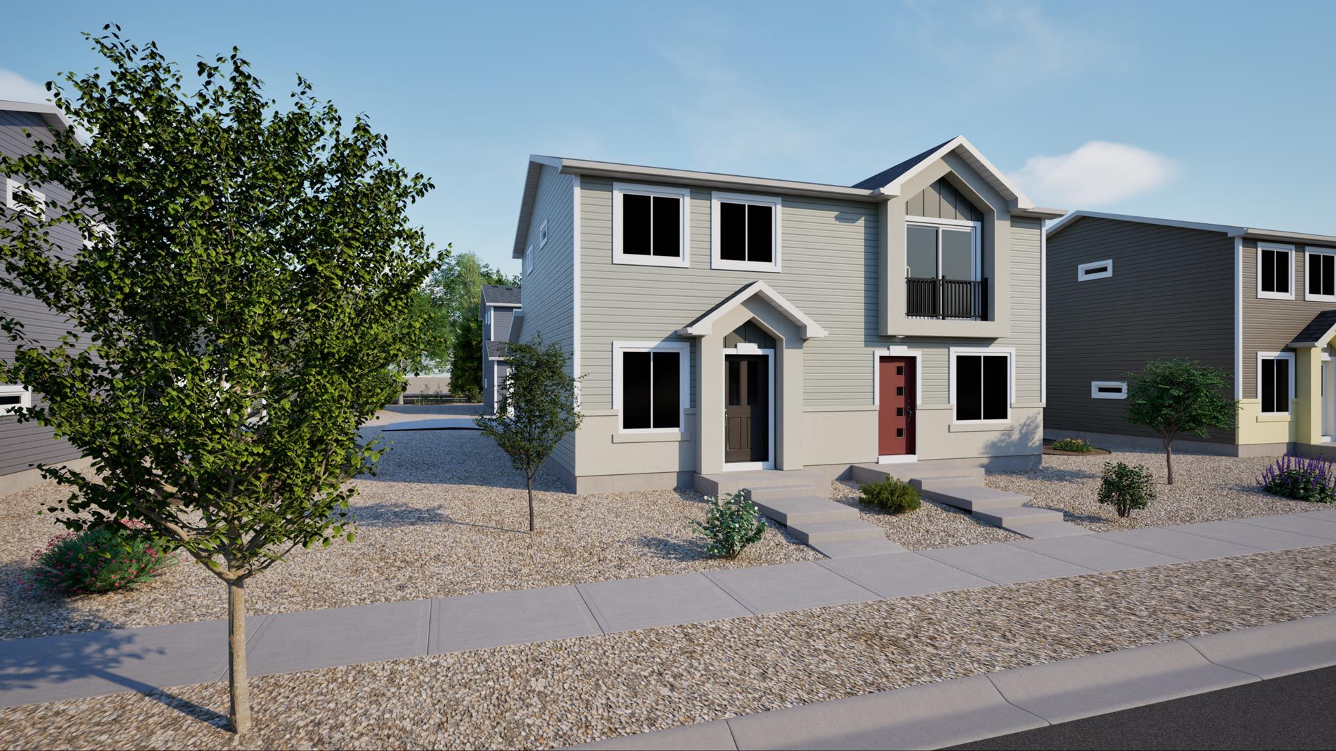 Rendering of Building Type 2 Color Scheme 9