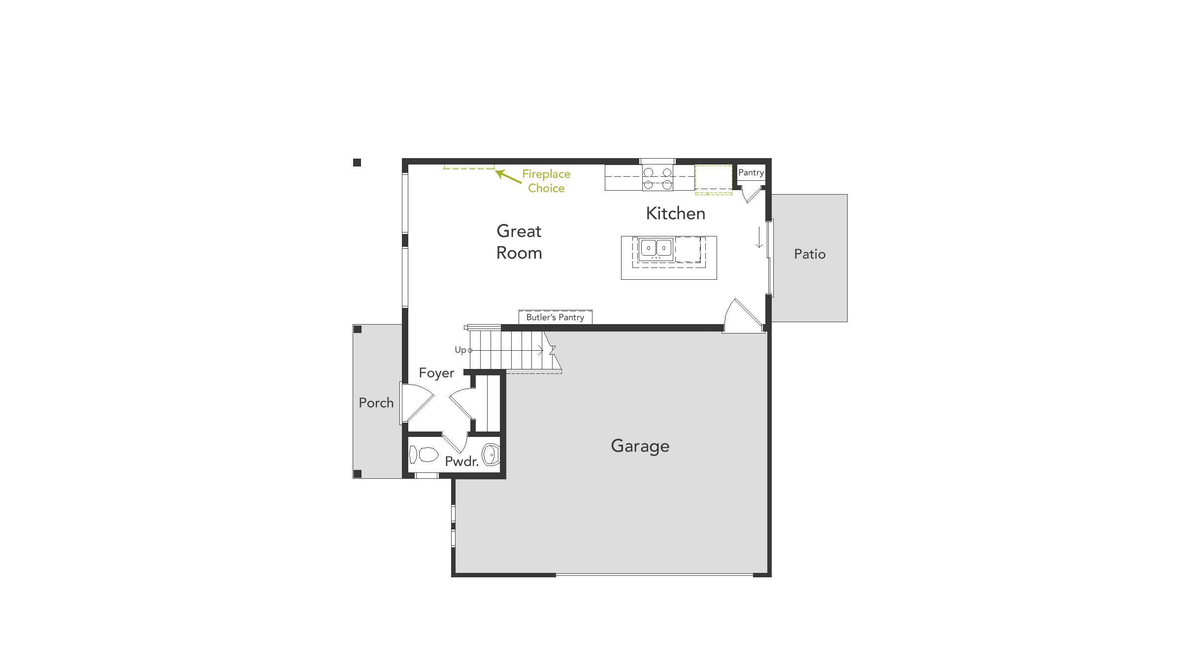 Rendering of Friesian 1st Floor