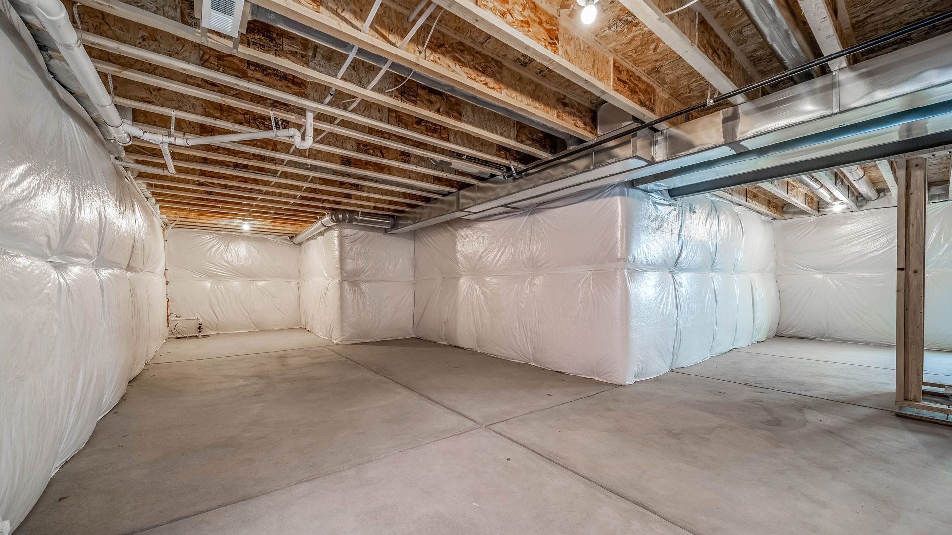 View of Unfinished Basement