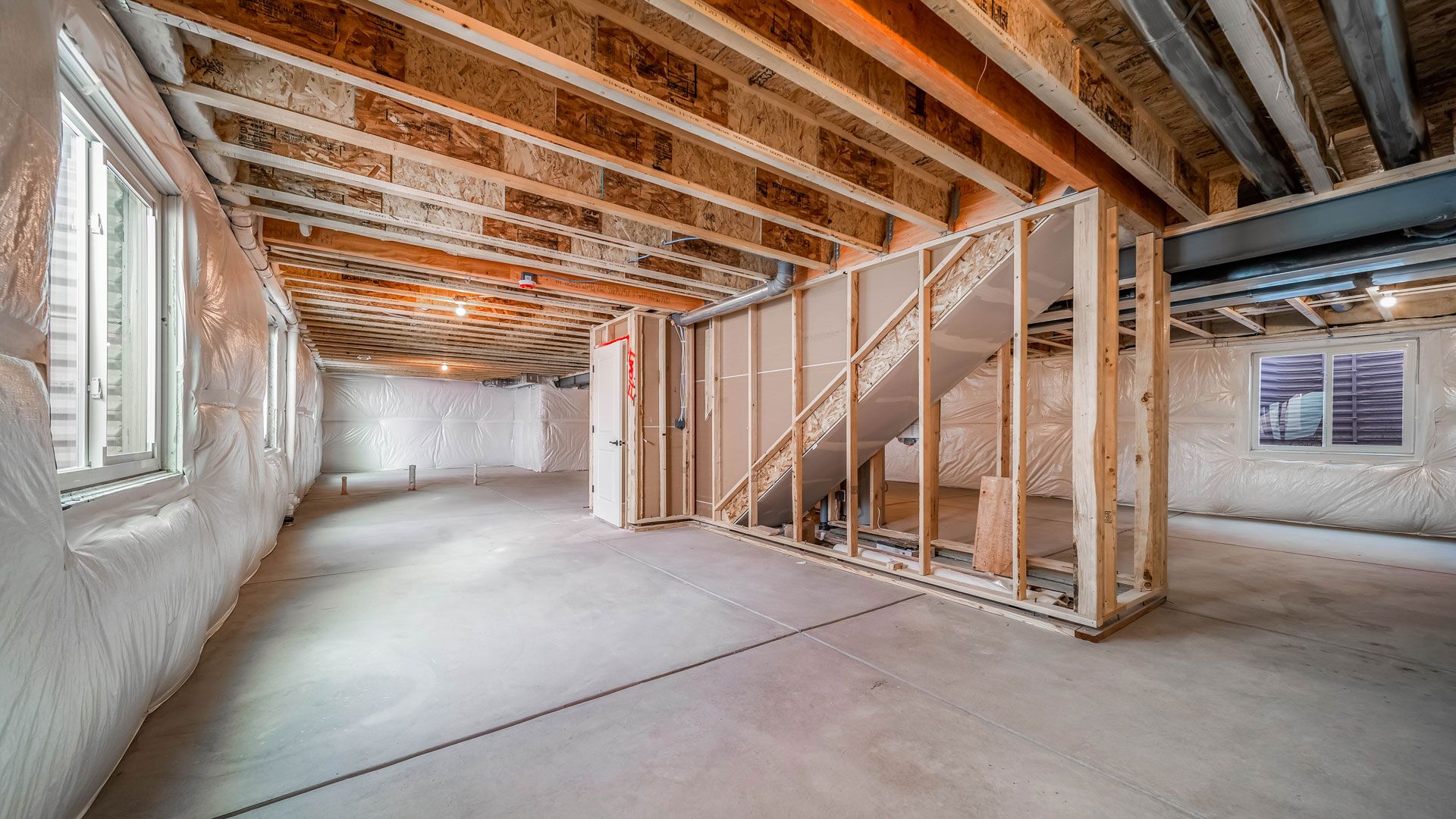 View of Unfinished Basement