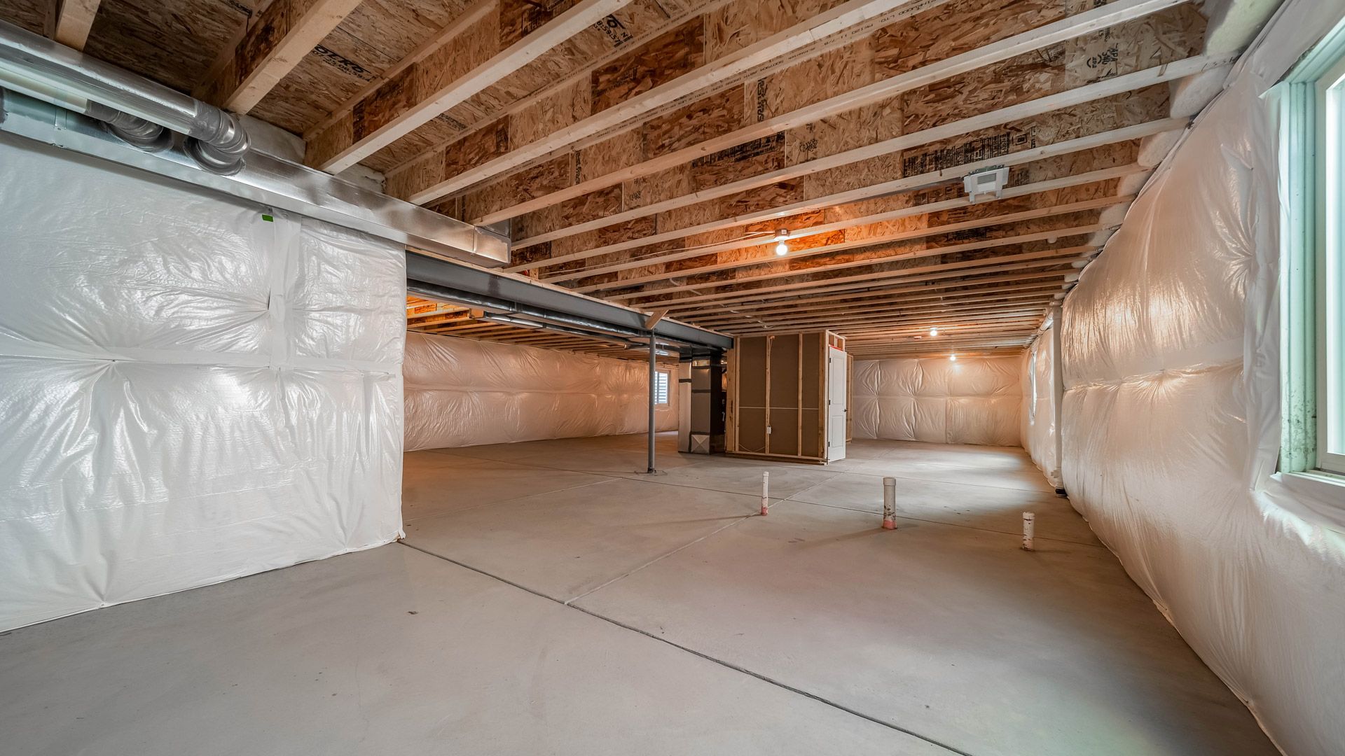 View of Unfinished Basement