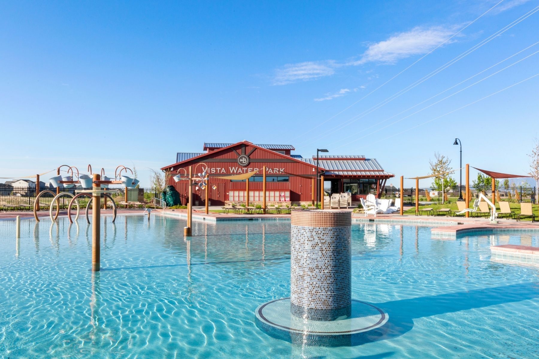 A splash park for children and families.