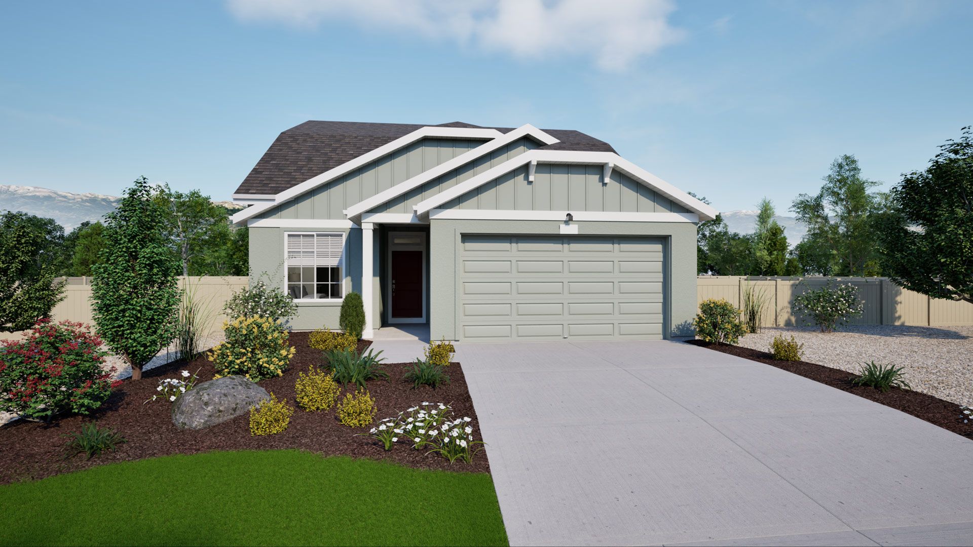 The Reserve at Green Valley Ranch por Oakwood Homes en Denver Colorado