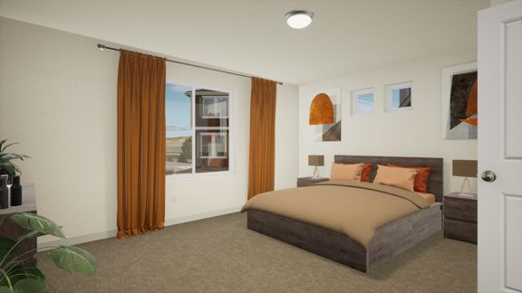 Rendering of Suffolk primary bedroom