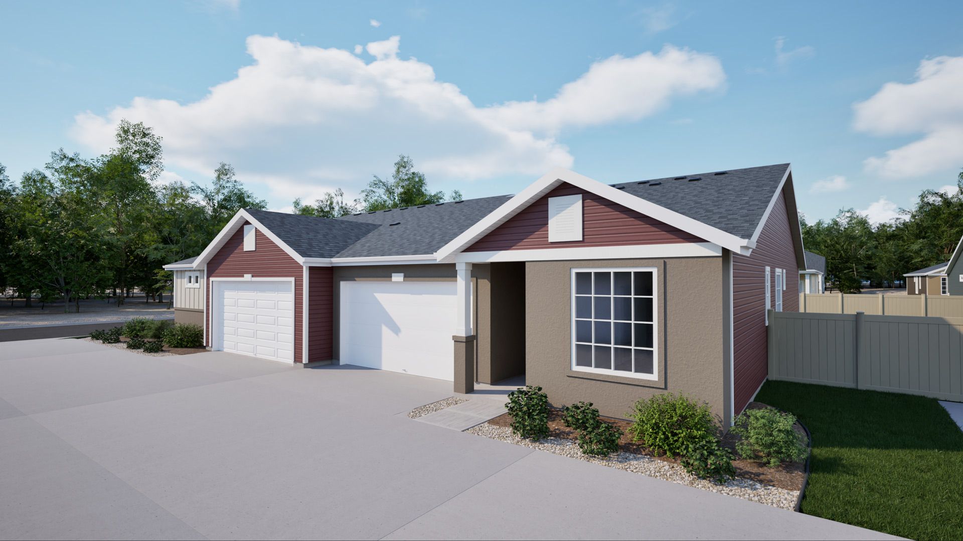 Exterior rendering