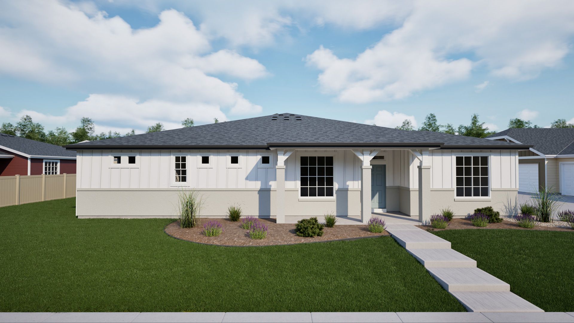 Exterior rendering