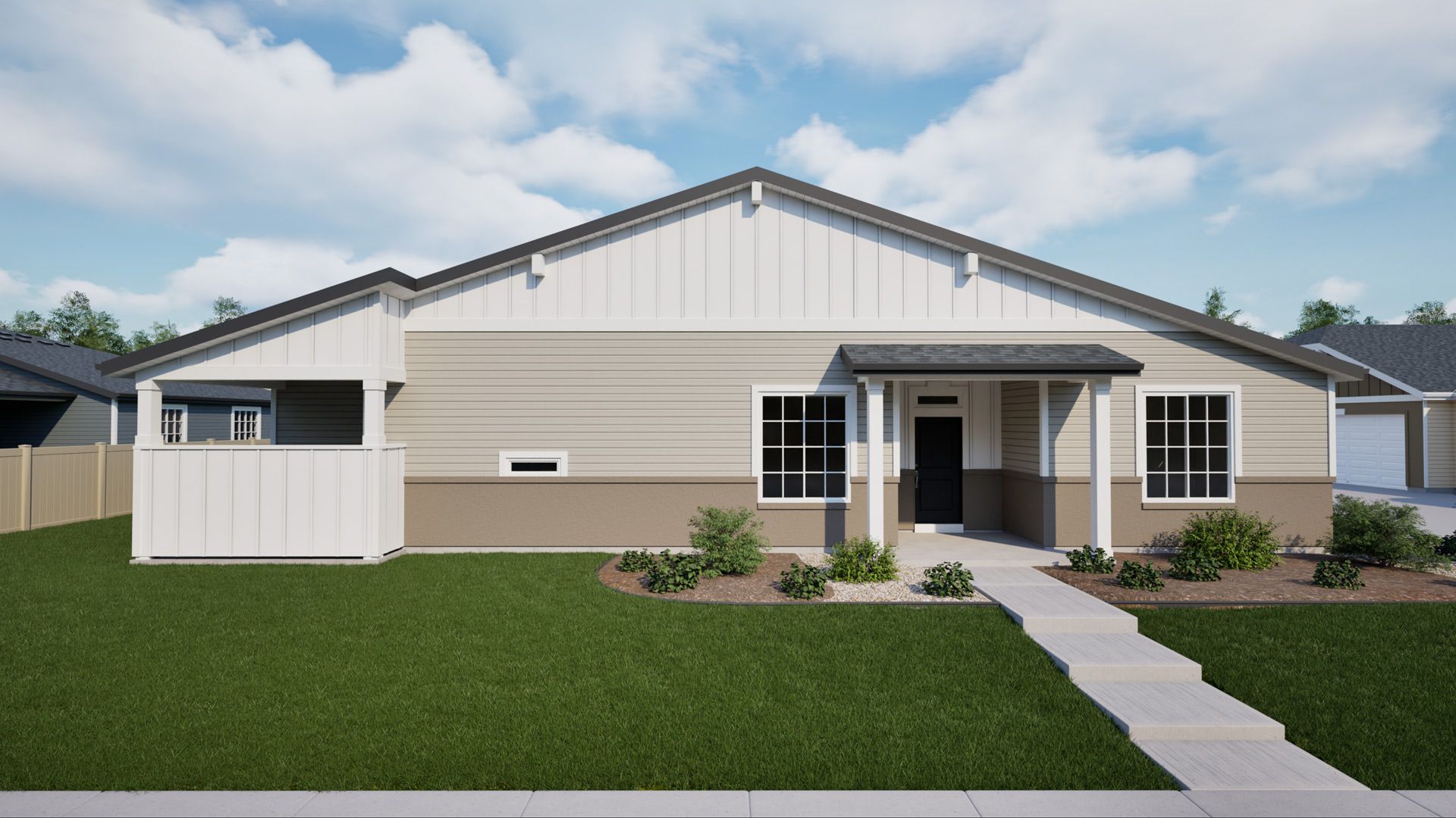 Exterior rendering