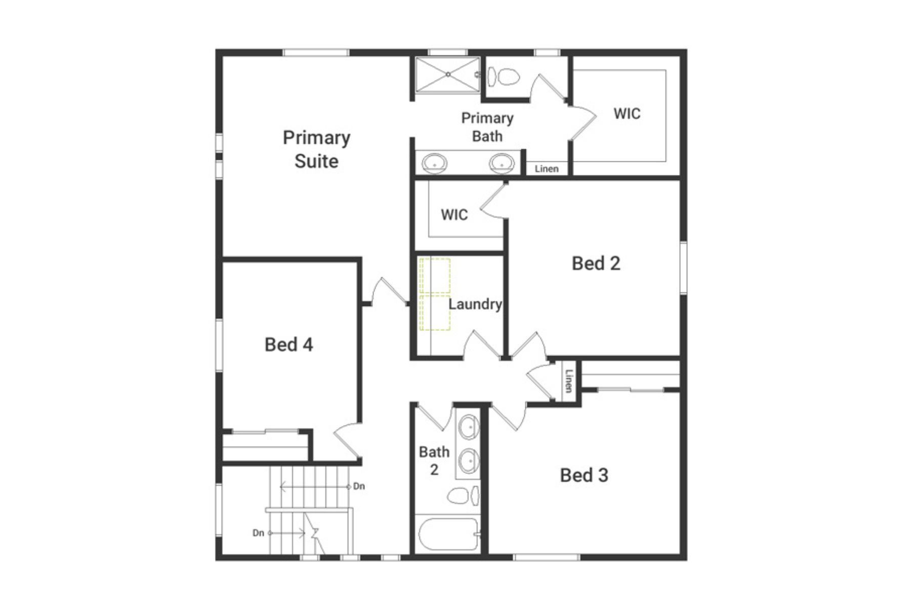 Floorplan 2nd floor.