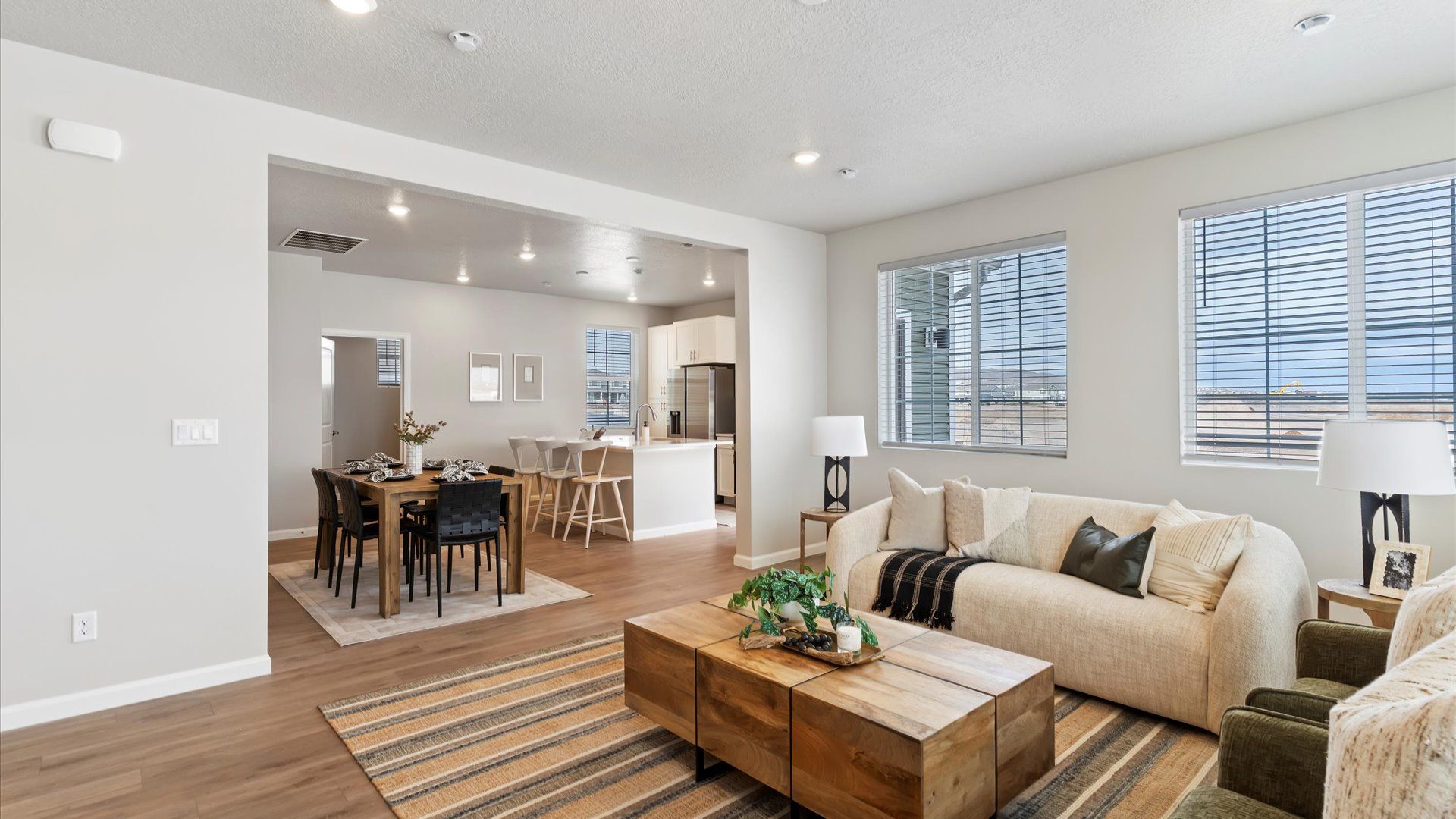 Griffin Living Room, Dining Room, and Kitchen