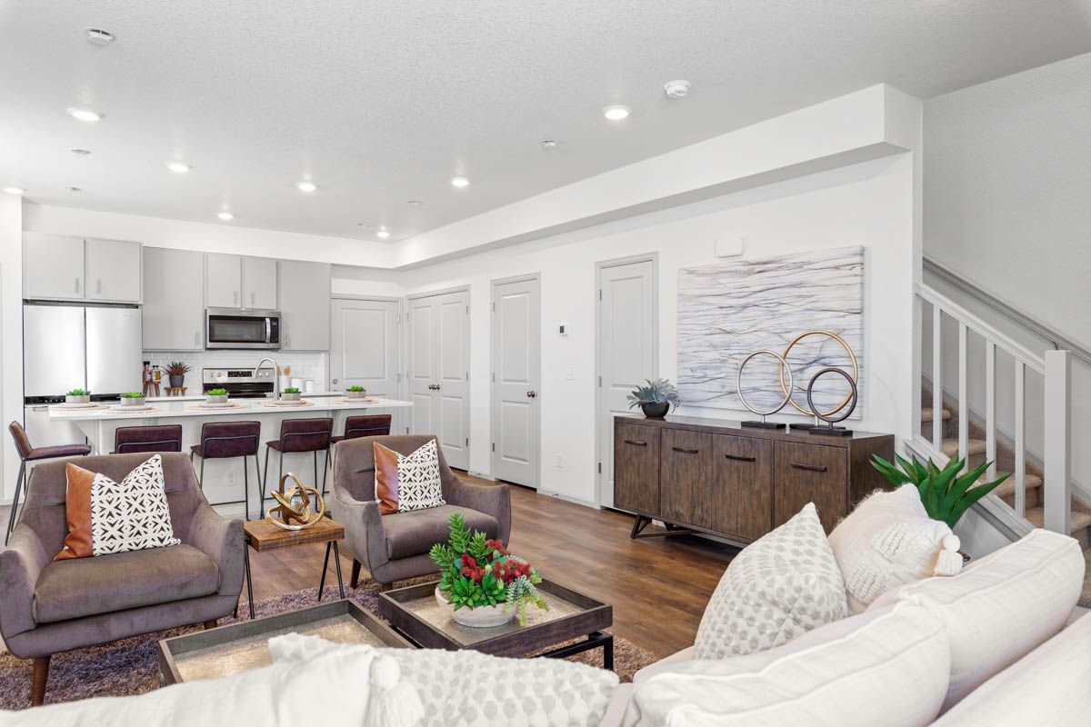 Crest Living Room and Kitchen