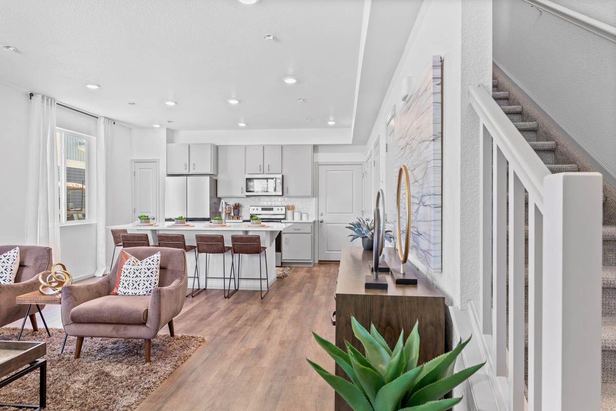 Crest Living Room and Kitchen