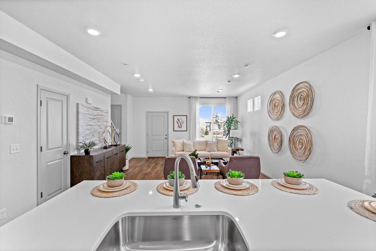Crest Kitchen and Living Room