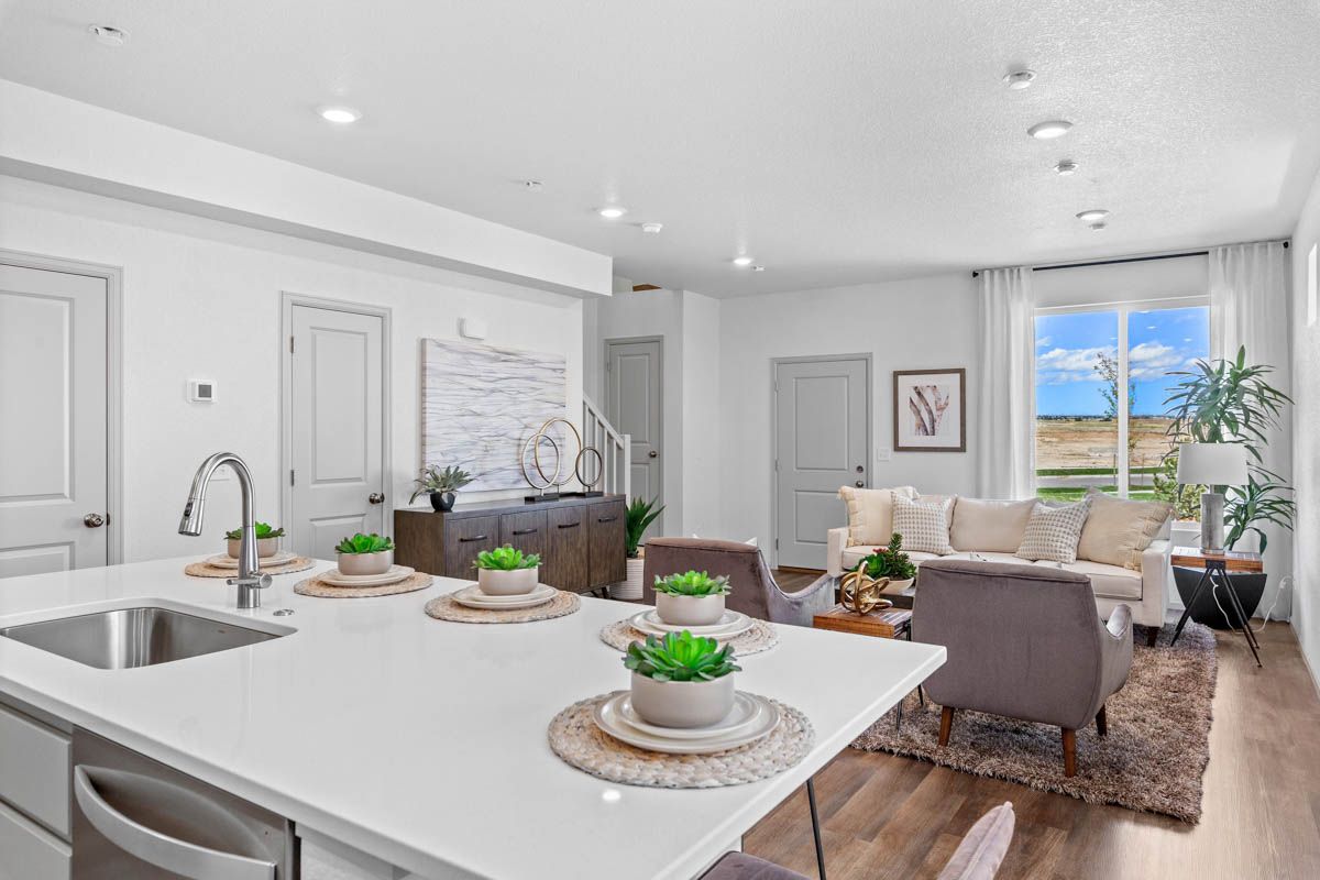 Crest Kitchen and Living Room