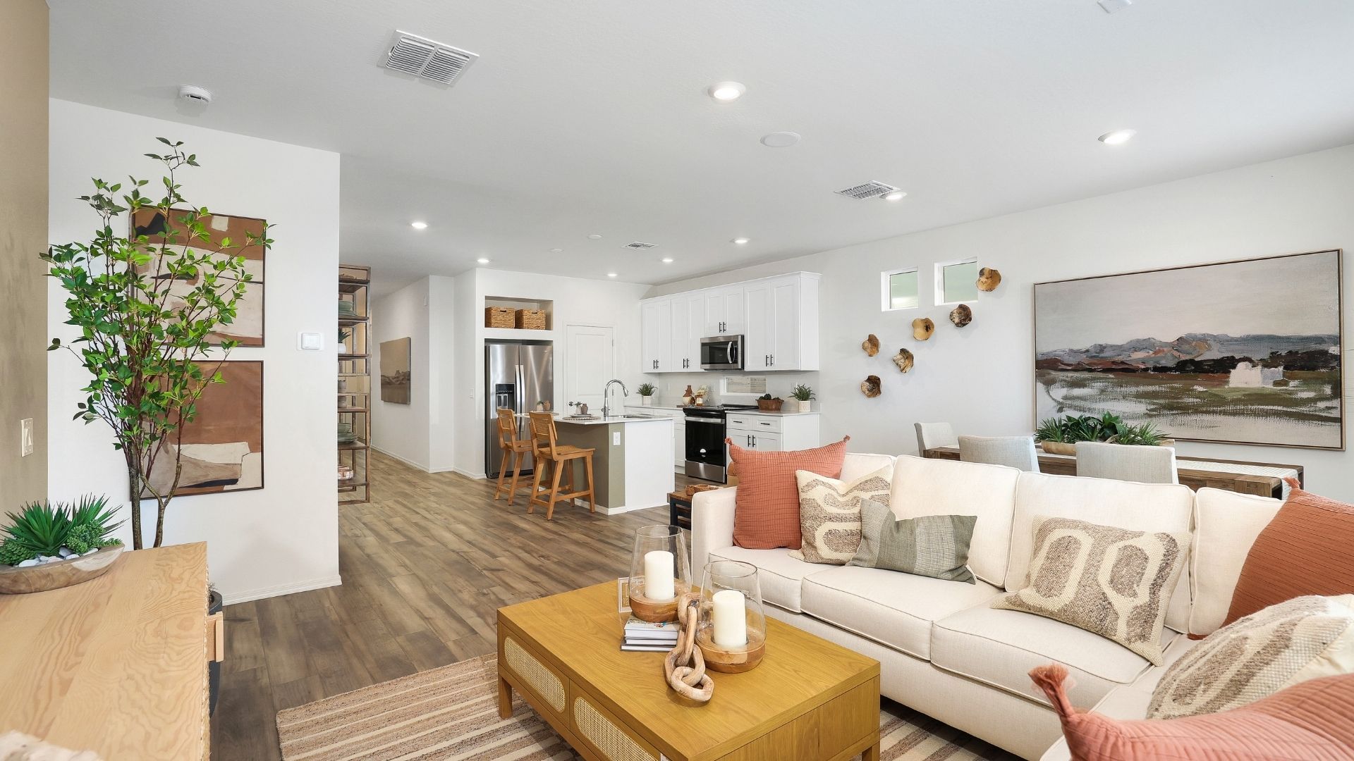 This is our staged Sagebrush Model. Options and colors may vary.