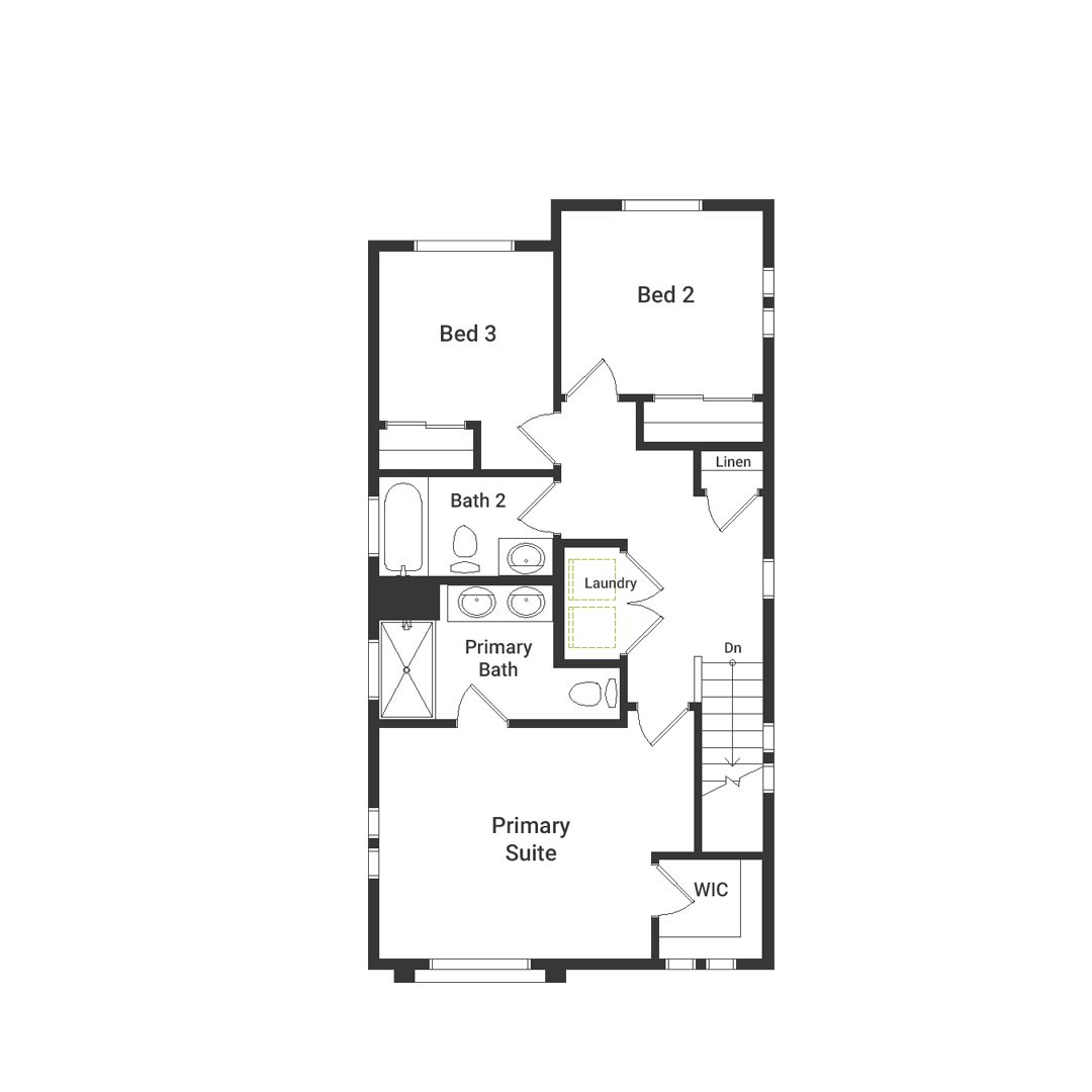 Zenith Floorplan - Second Floor