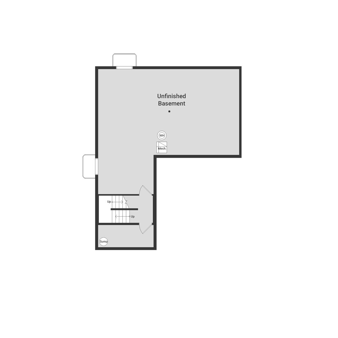 Esprit Optional Unfinished Basement