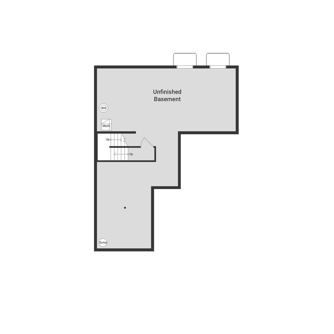 Triumph Optional Unfinished Basement