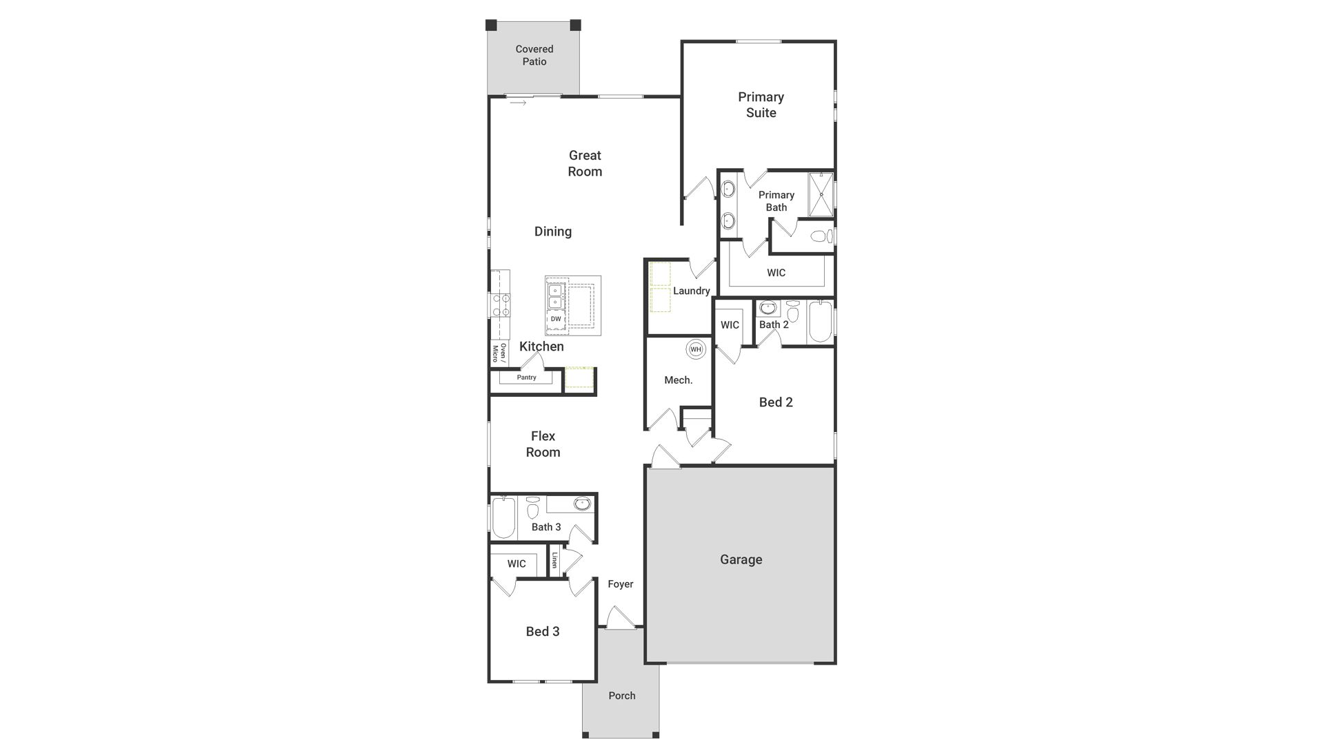 This is the 820 Dawn Floorplan in the Crescent Collection at the Moonlight community.