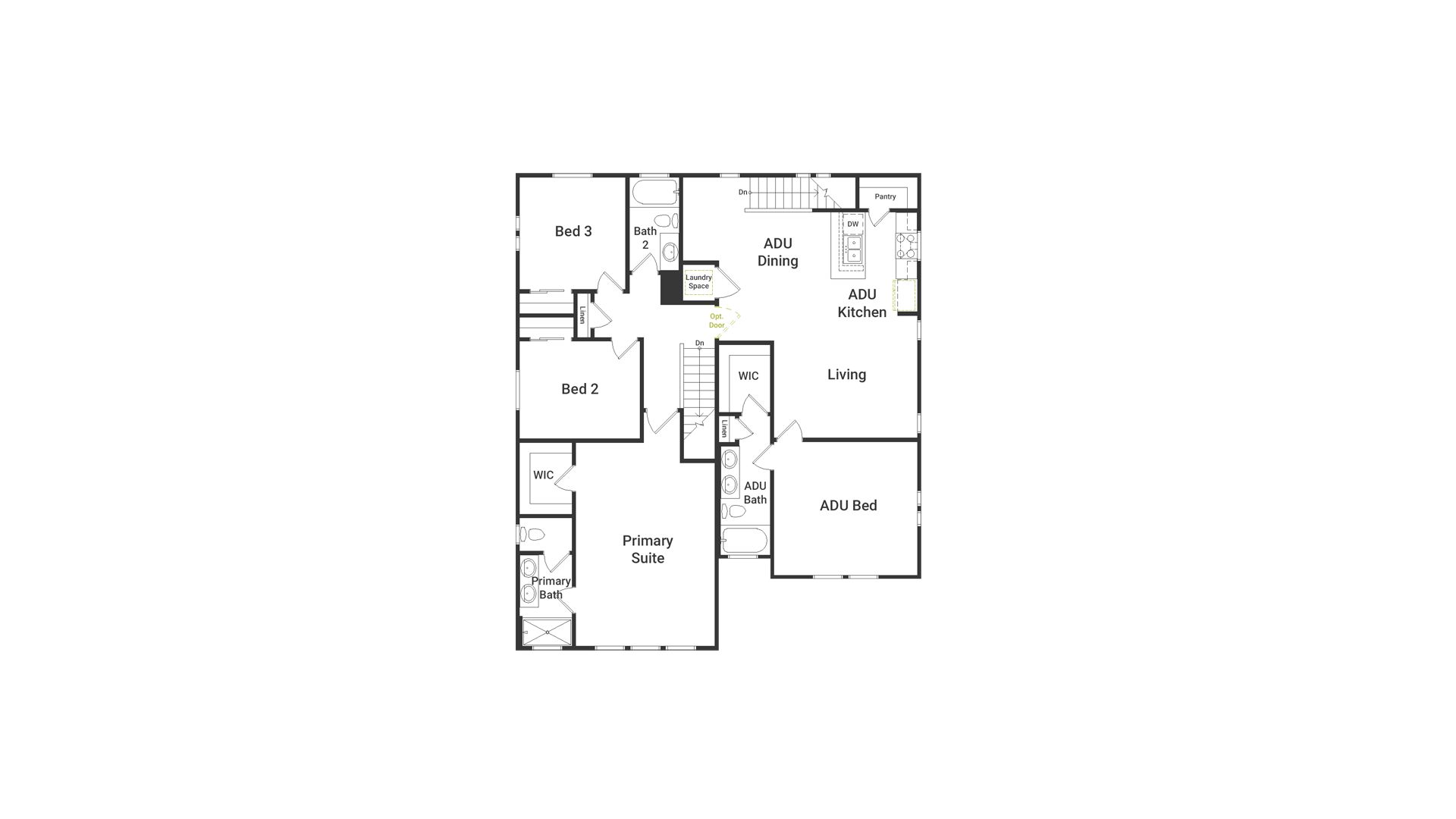 This is the 823 Lunar Floorplan in the Crescent Collection at the Moonlight community.