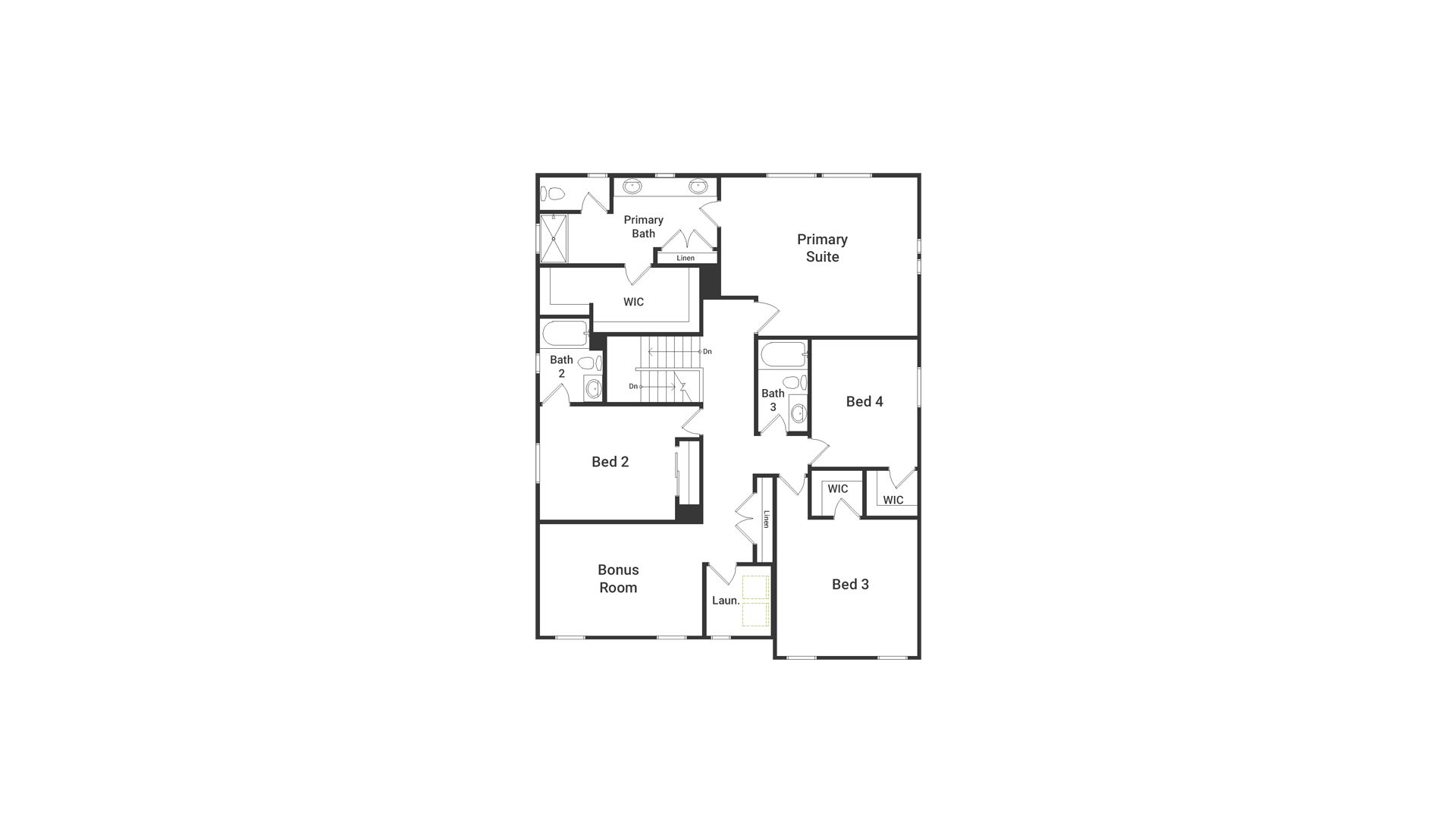 This is the 824 Stellar Floorplan in the Crescent Collection at the Moonlight community.