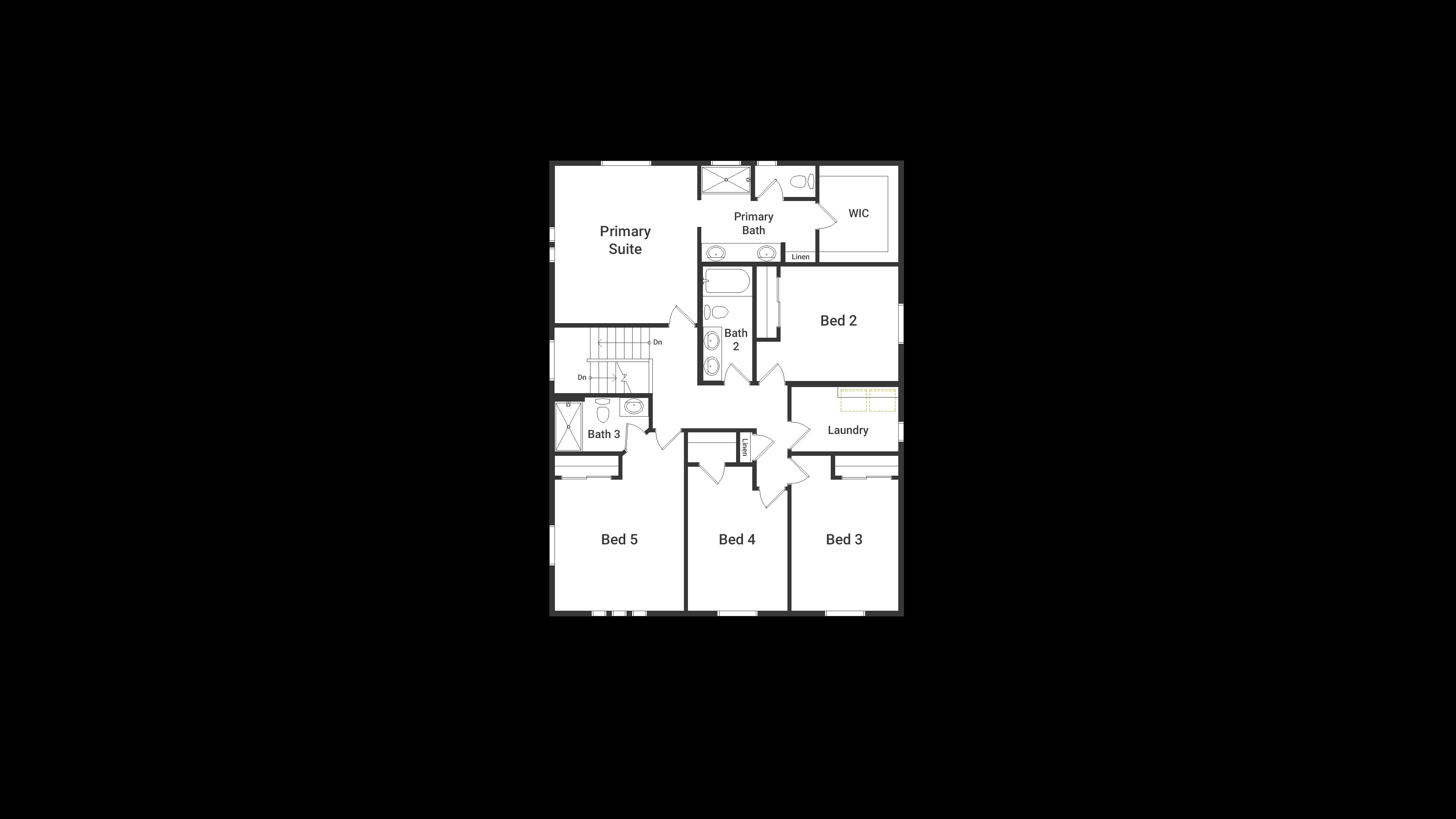 Triumph Floorplan - Second Floor