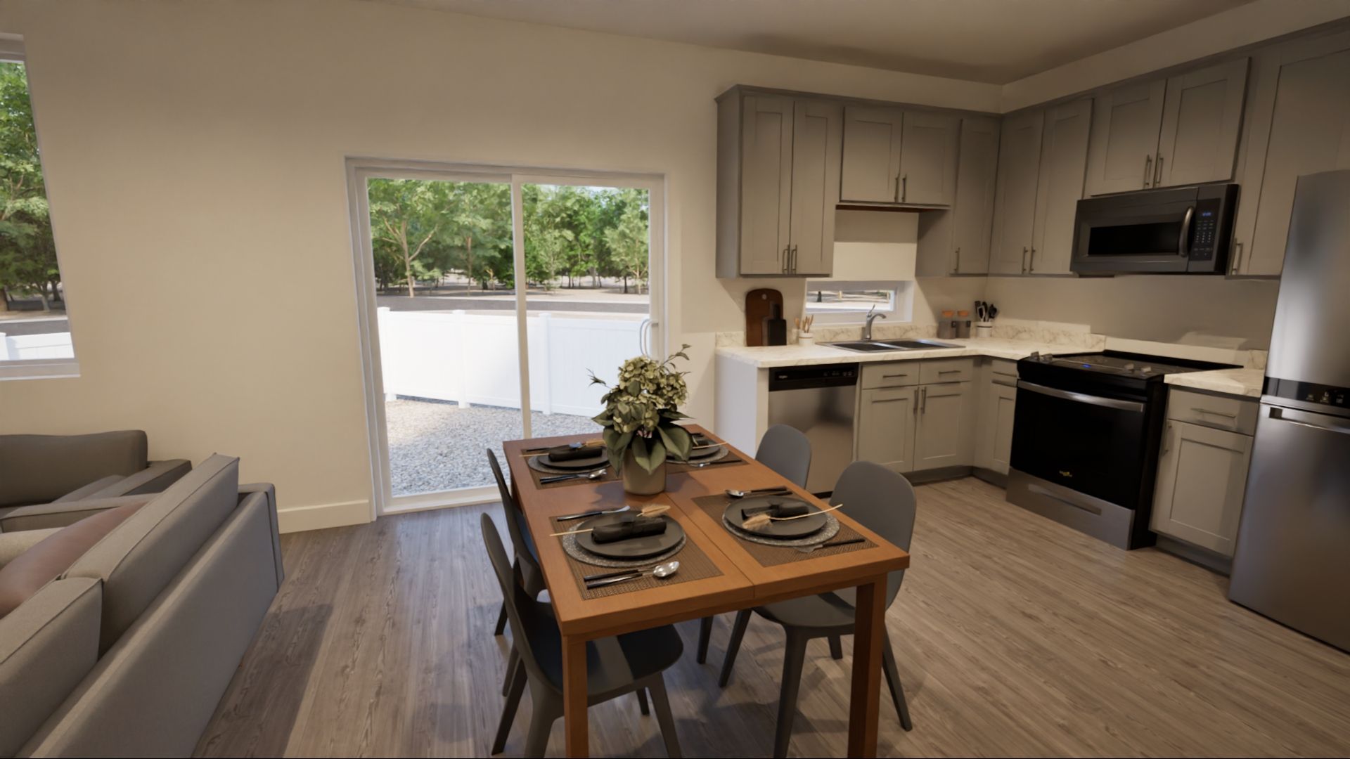 kitchen/dining room