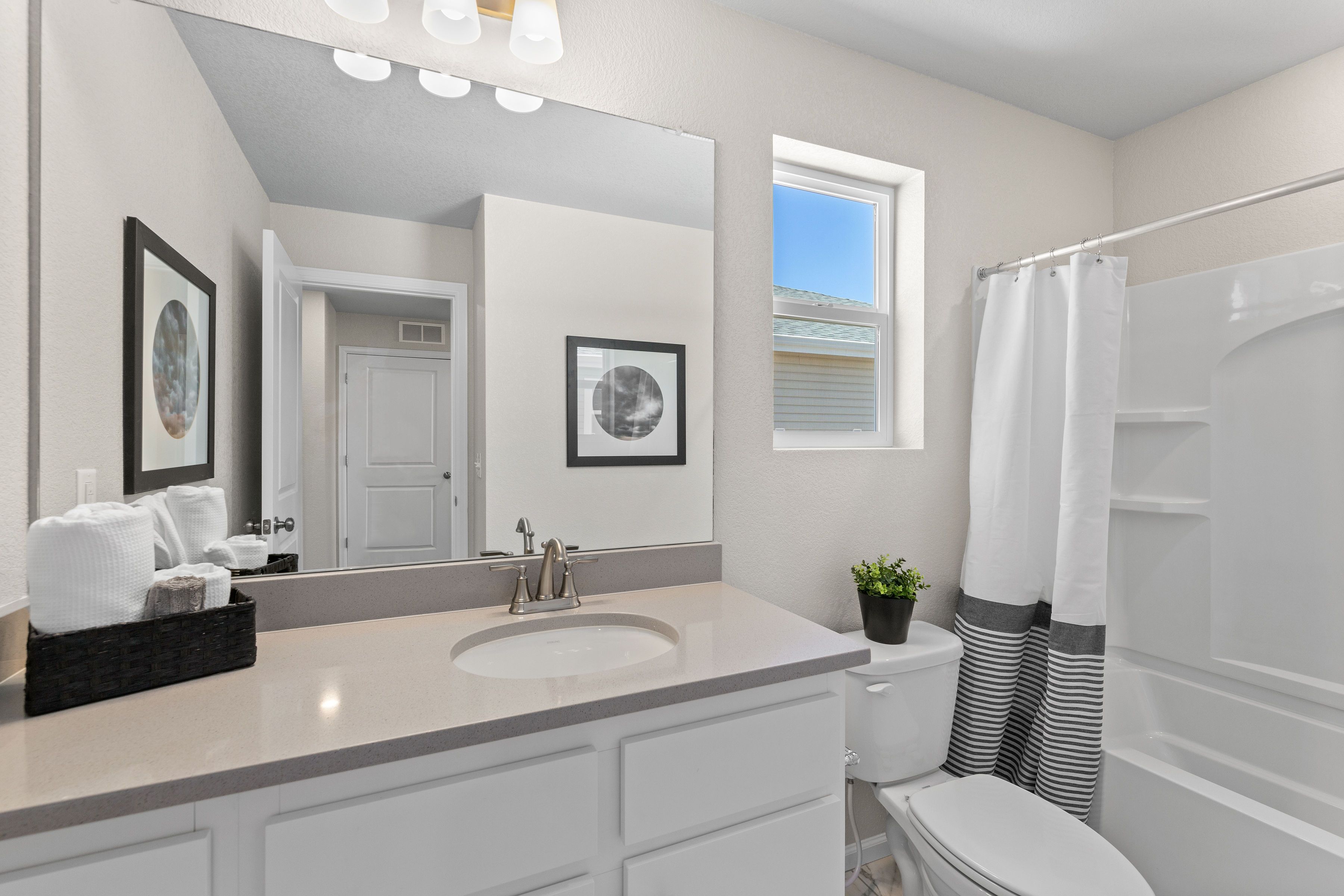 A view of the Secondary bathroom on the 2nd floor