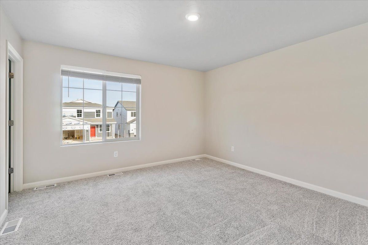 A view of the Second bedroom and windows