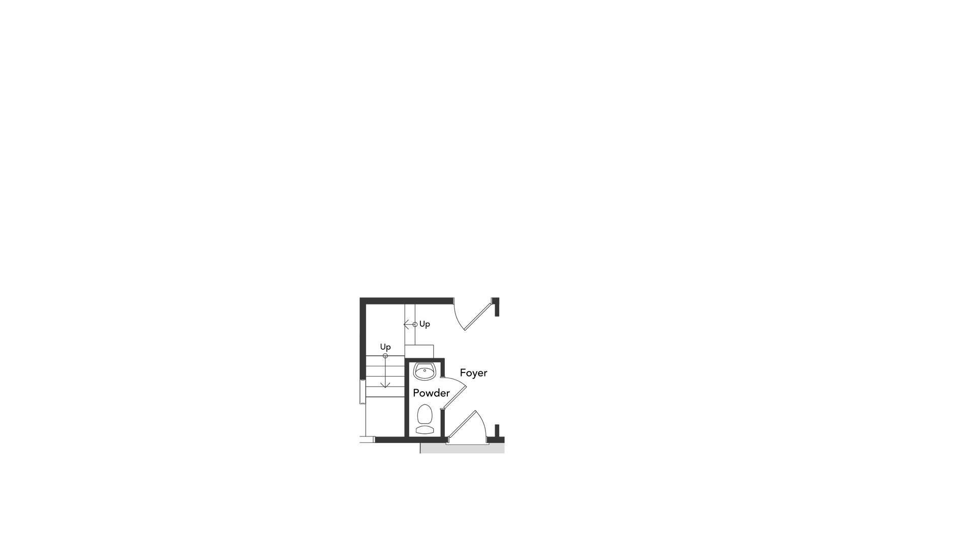 First Floor Power Room