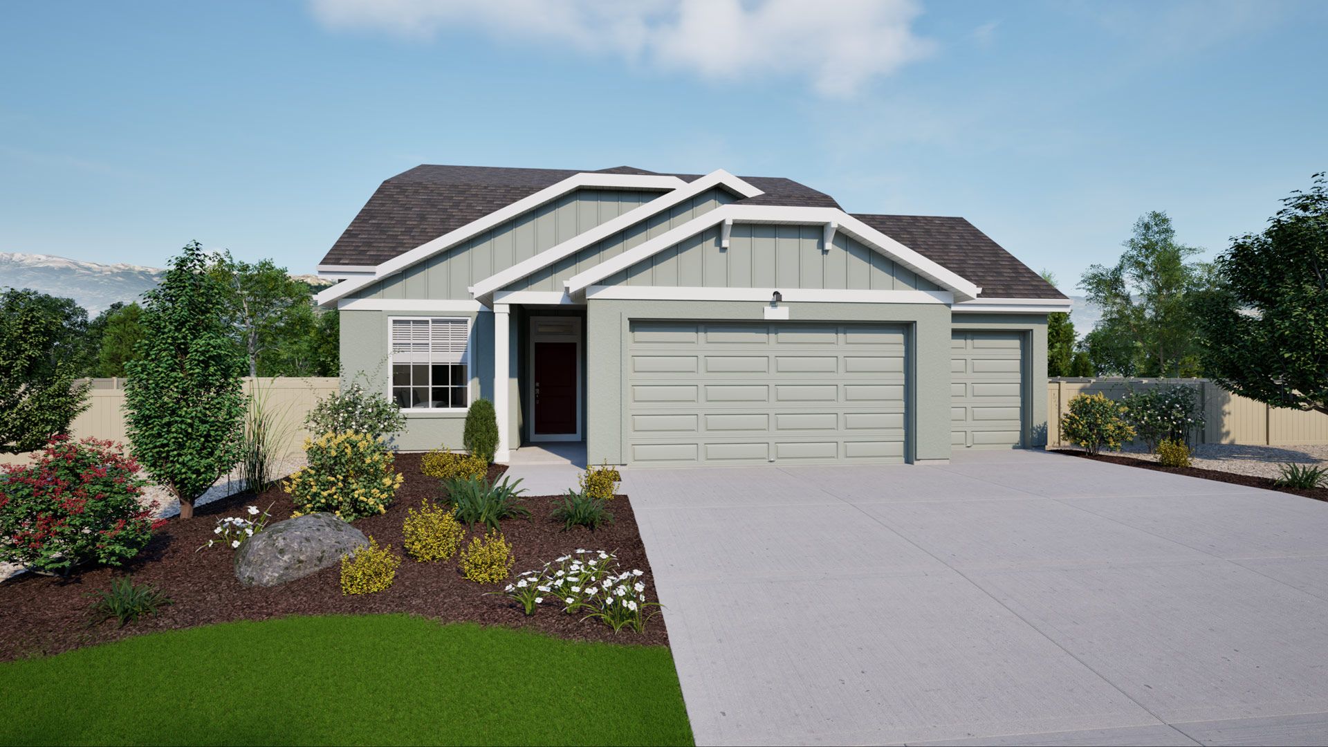 The Reserve at Green Valley Ranch por Oakwood Homes en Denver Colorado
