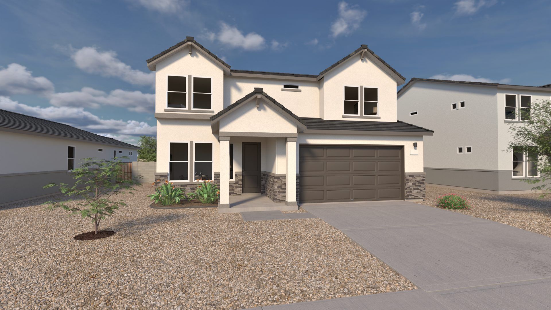 Dusk - Cross Creek Ranch: Coolidge, Arizona - Oakwood Homes