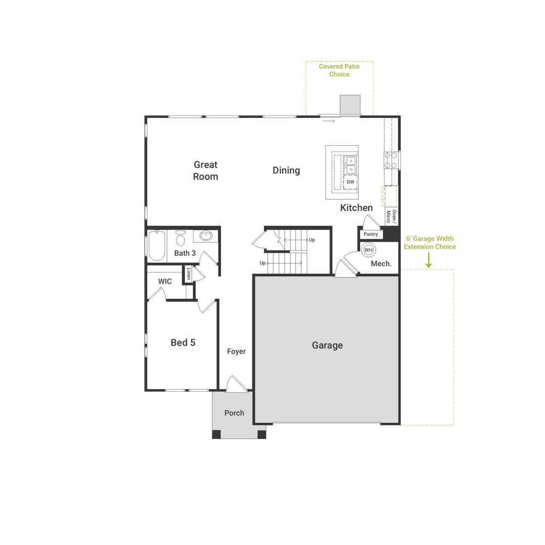 This is a view of the first-floor layout of the Eclipse Floorplan