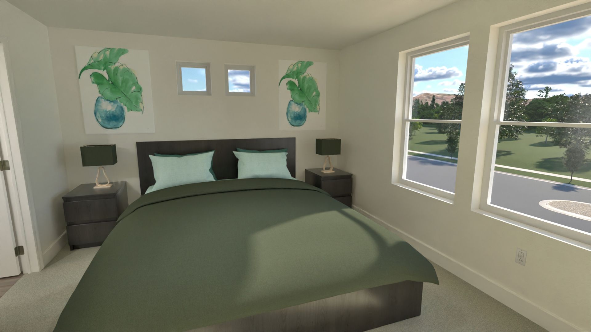 Primary Bedroom Rendering