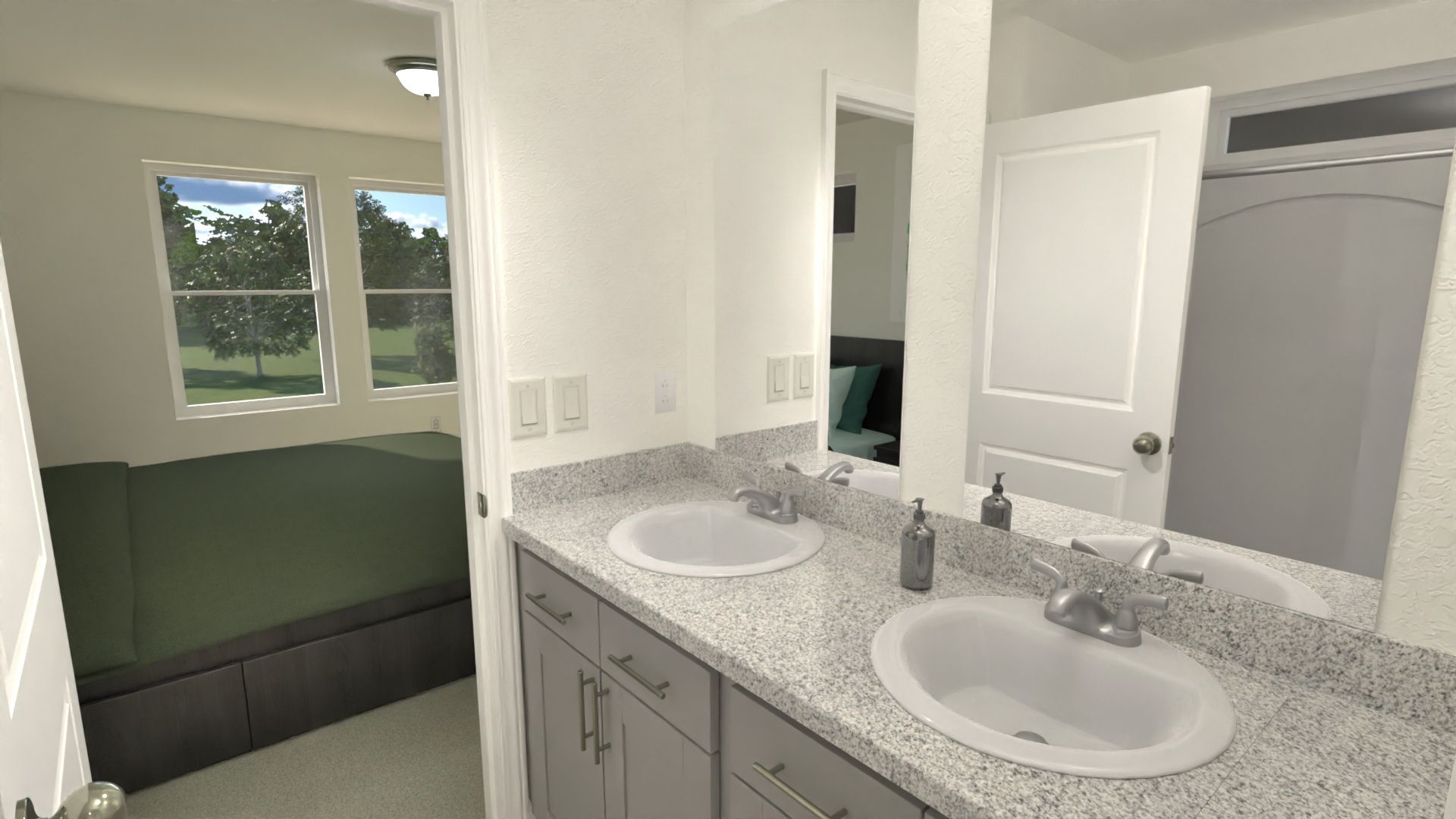 Primary Bathroom Rendering