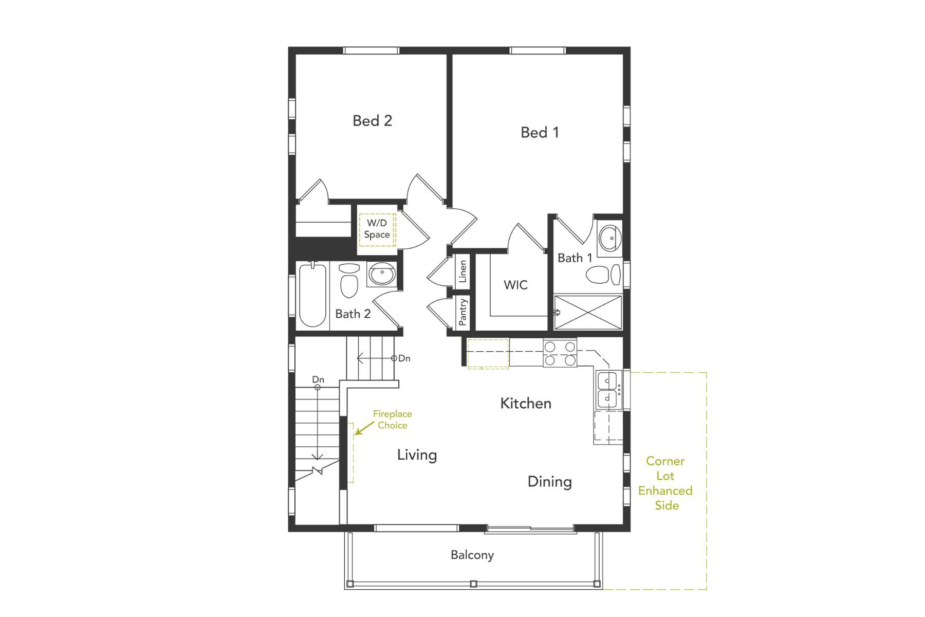 Floorplan second floor