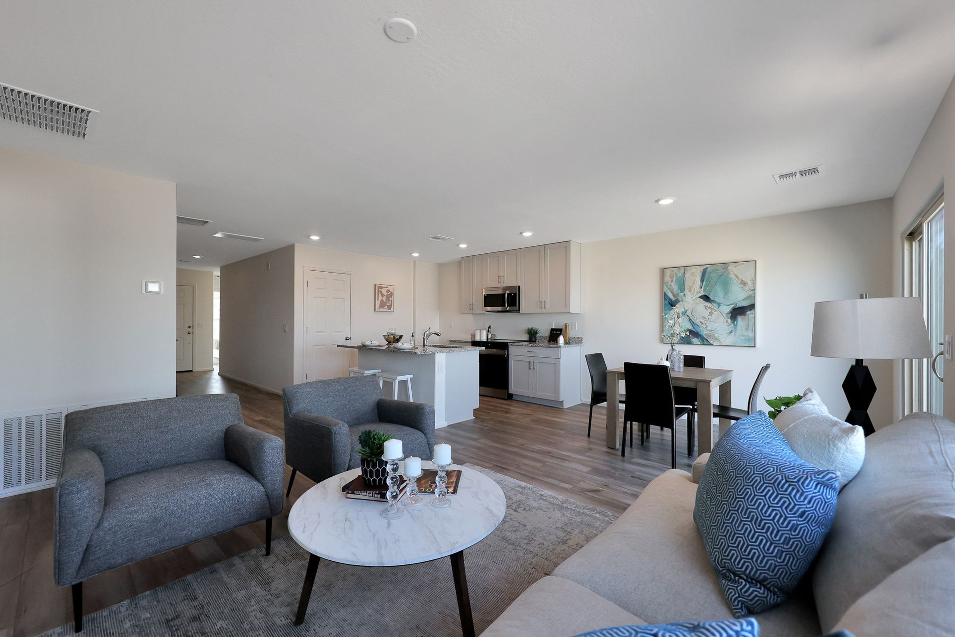 This is a staged Saguaro Home. Options and colors may vary.