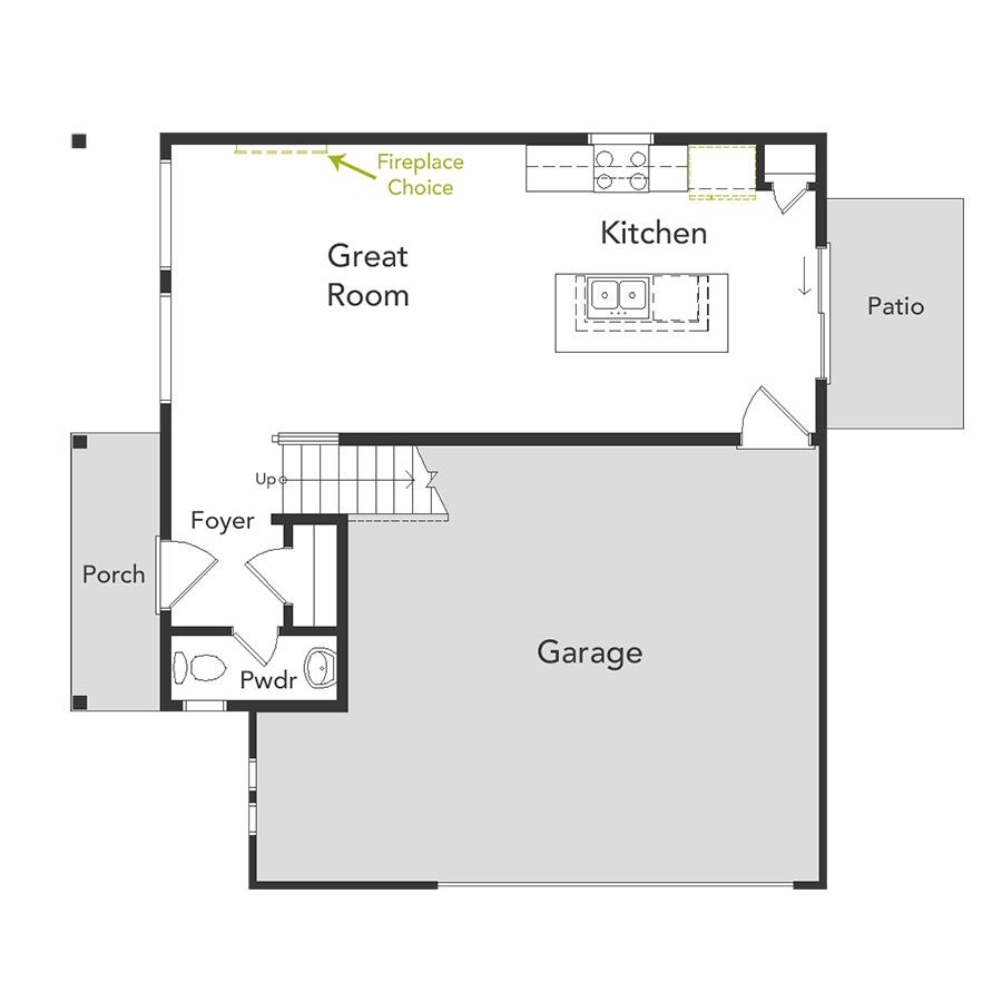 Layout of the Friesian main level