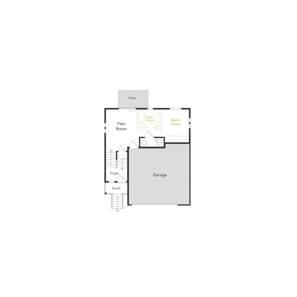 Layout of the Clydesdale first floor