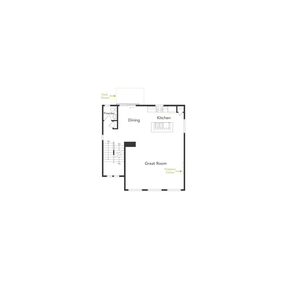 Layout of the Clydesdale second level