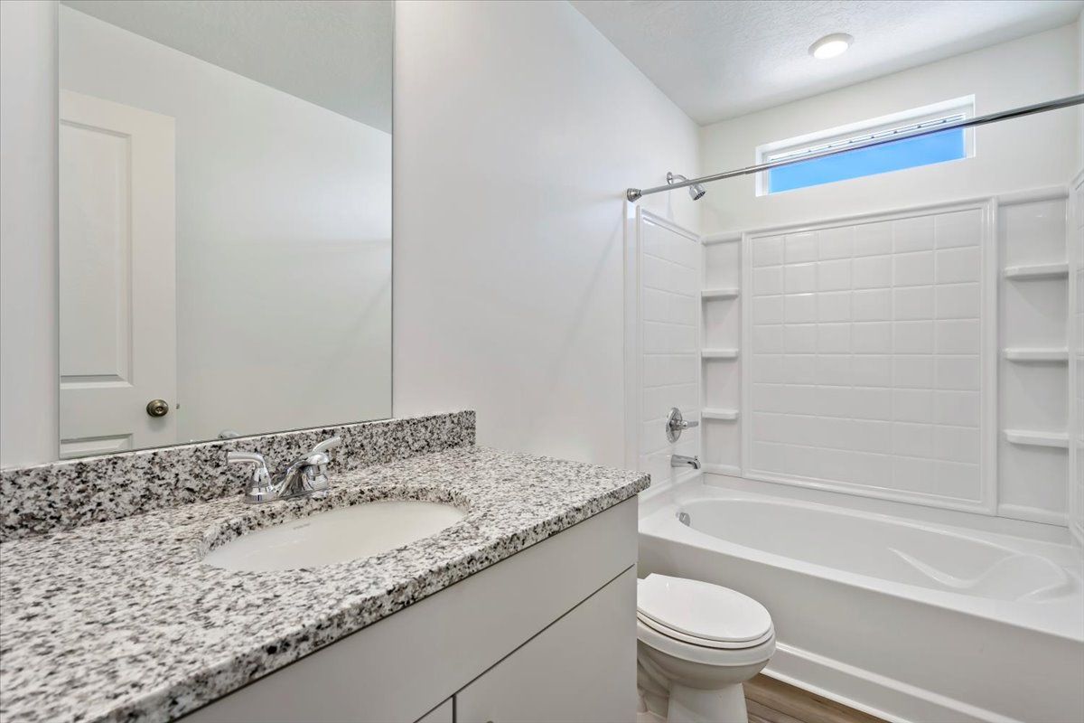 A view of the second bathroom