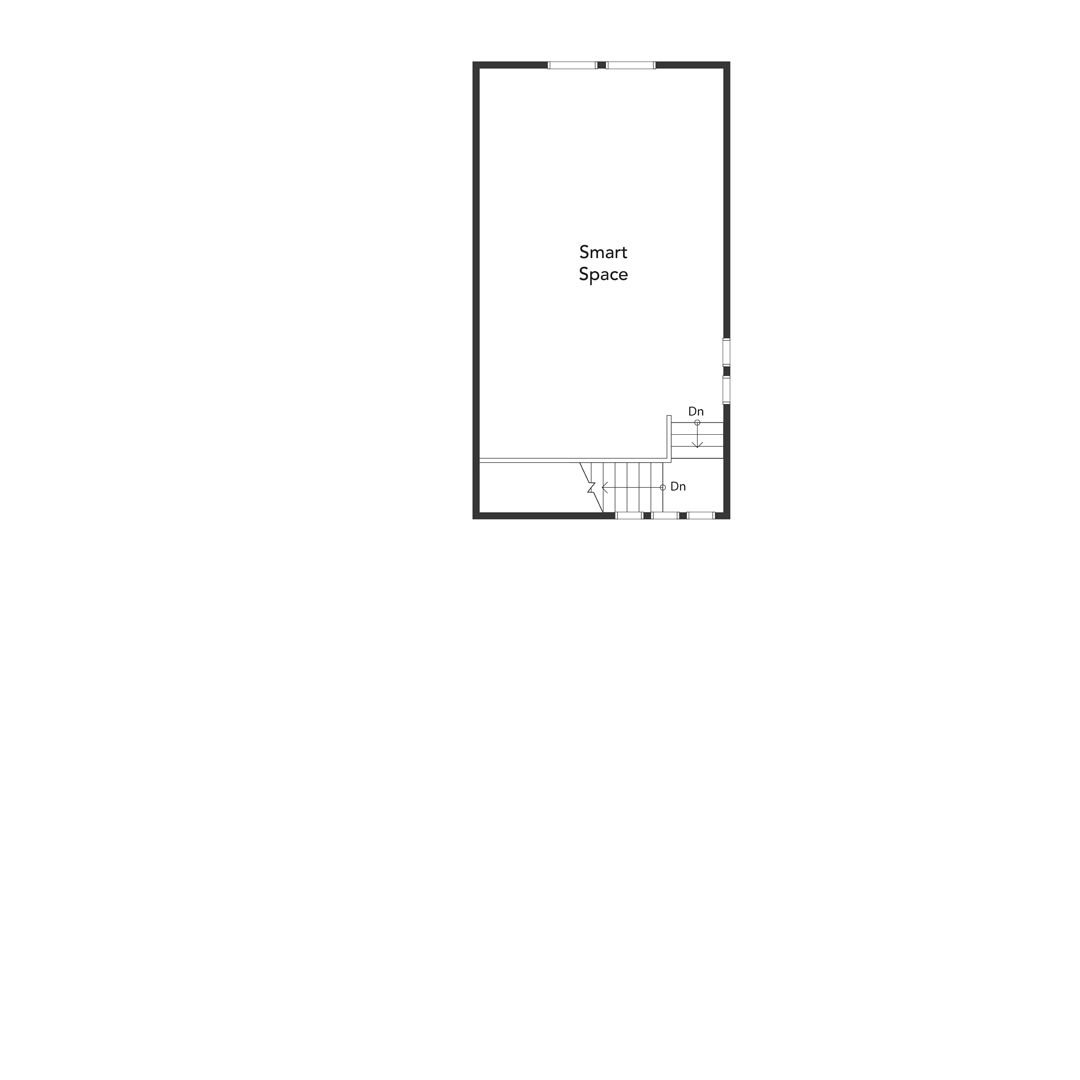 A layout of the Marigold second floor floorplan