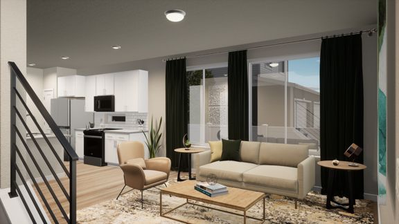 Rendering of Breton great room