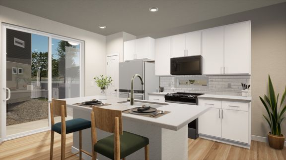 Rendering of Breton kitchen