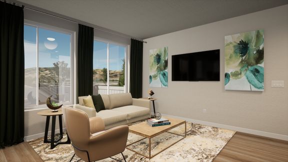 Rendering of Breton great room